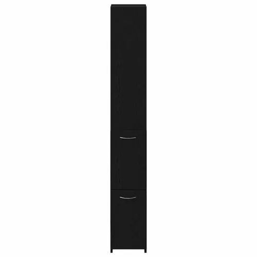 Kupaonski ormar Crni hrast 25 x 25 x 170 cm Konstruirano drvo - Crni hrast Cijena