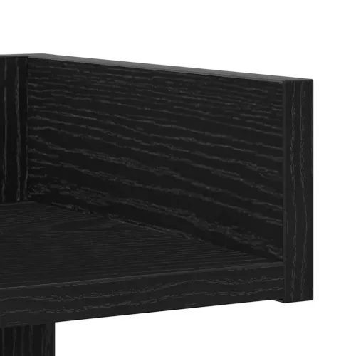Police za knjige 13 razina 86 x 25,5 x 140 cm Konstruirano drvo - Crni hrast 86 cm Cijena