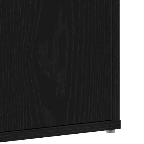 Ormar za cipele 60 x 35 x 70 cm Konstruirano drvo Crni hrast - Crni hrast 60 x 35 x 70 cm Ormarić za cipele s vratima Cijena