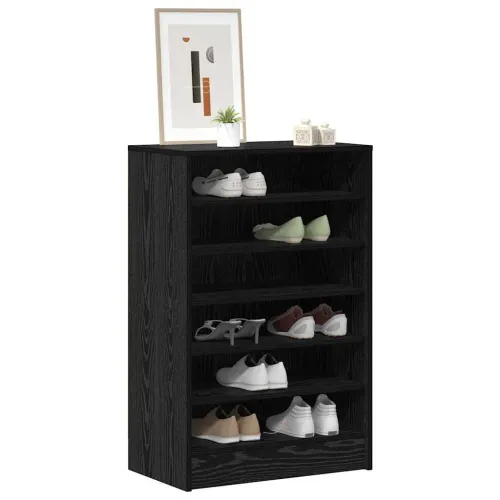 Ormar za cipele 60 x 35 x 92 cm Konstruirano drvo Crni hrast - Crni hrast 60 x 35 x 92 cm shoe cabinet without door Cijena