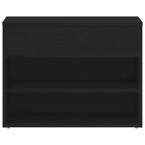 Klupa za cipele 60 x 30 x 45 cm Konstruirano drvo Crni hrast - Crni hrast 60 x 30 x 45 cm Cijena