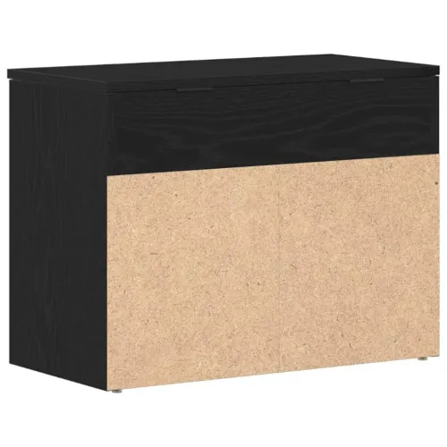 Klupa za cipele 60 x 30 x 45 cm Konstruirano drvo Crni hrast - Crni hrast 60 x 30 x 45 cm Cijena