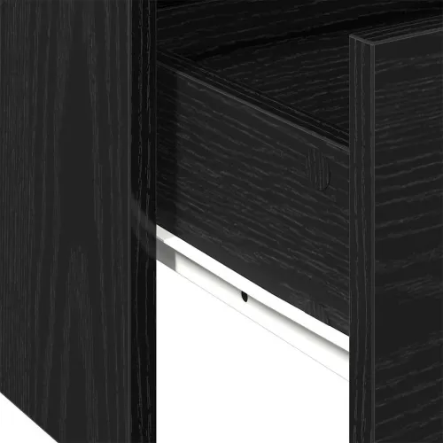 Stolić za kavu Crni hrast 102 x 55 x 43,5 cm Konstruirano drvo - Crni hrast Cijena