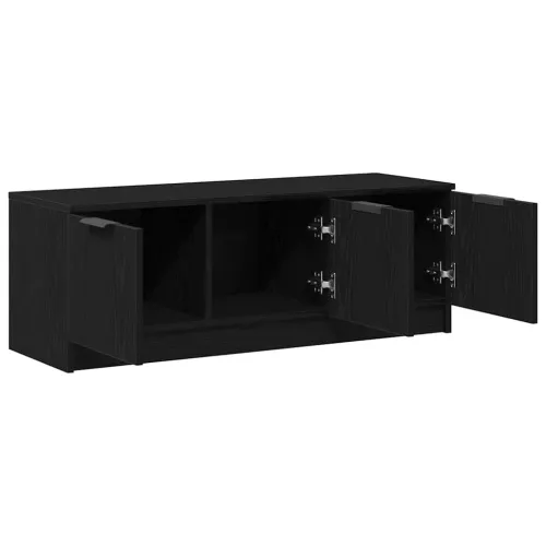 TV ormar 102 x 35 x 36,5 cm Crni hrast Konstruirano drvo - Crni hrast Cijena