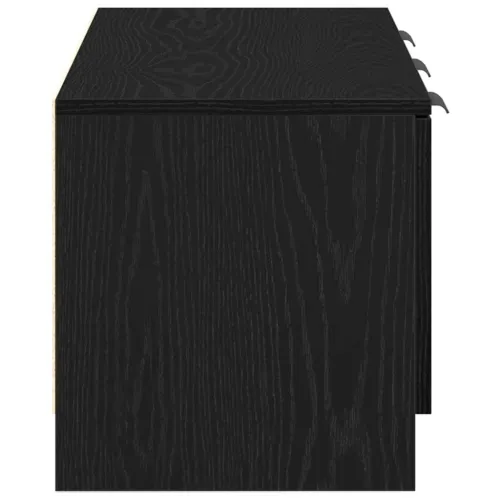 TV ormar 102 x 35 x 36,5 cm Crni hrast Konstruirano drvo - Crni hrast Cijena