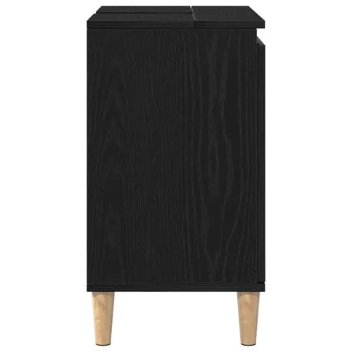 Kupaonski ormarić za sudoper Crni hrast 58 x 33 x 60 cm - Crni hrast Cijena