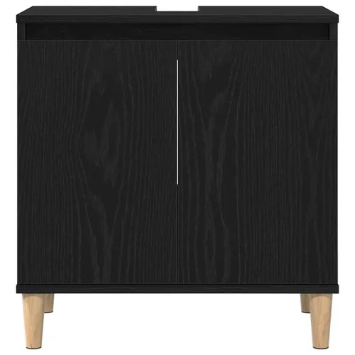 Kupaonski ormarić za sudoper Crni hrast 58 x 33 x 60 cm - Crni hrast Cijena