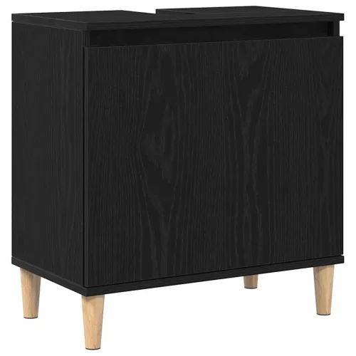 Kupaonski ormarić za sudoper Crni hrast 58 x 33 x 60 cm - Crni hrast Cijena