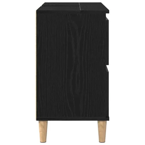 Kupaonski ormarić za sudoper Crni hrast 80 x 33 x 60 cm - Crni hrast Cijena