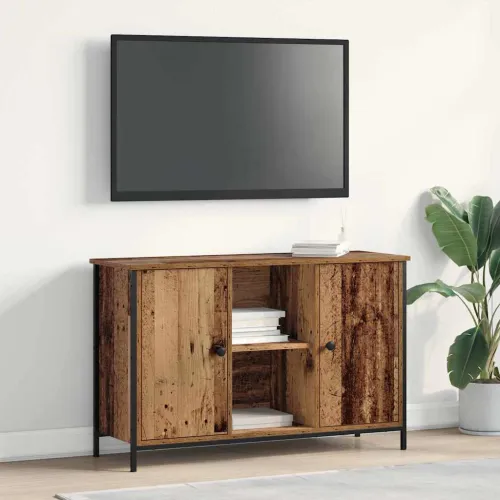 Set TV komoda 101 x 35 x 65 cm Staro drvo Konstruirano drvo - Staro drvo Cijena