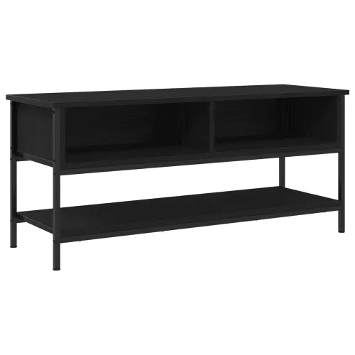 Set TV komoda 100 x 35 x 45 cm Crni hrast Konstruirano drvo - Crni hrast Cijena