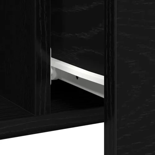 Kreveta Crni hrast 100 x 36 x 60 cm Konstruirano drvo - Crni hrast Cijena
