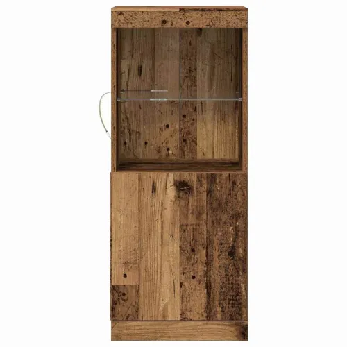 LED komoda Staro drvo 41 x 37 x 100 cm Konstruirano drvo - Staro drvo Cijena