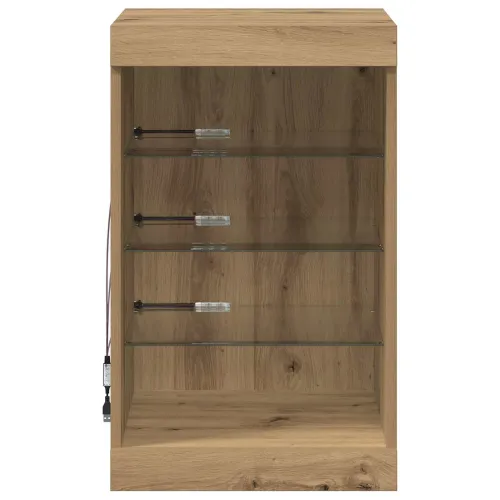 LED komoda Umjetnički hrast 41 x 37 x 67 cm Konstruirano drvo - hrast artisan Cijena