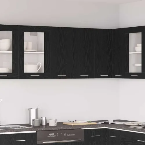 Viseći ormarić Lyon Crni hrast 60 x 31 x 60 cm - Crni hrast 1x viseći ormar (2 vrata) 60 cm širok 60 cm visok Cijena