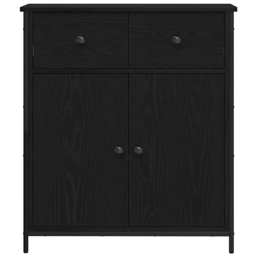 Kreveta Crni hrast 70 x 30 x 80 cm Konstruirano drvo - Crni hrast Cijena