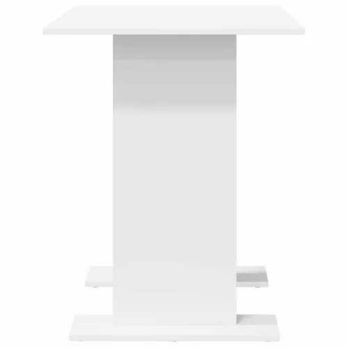 Stol za objedovanje 110 x 60 x 75 cm Konstruirano drvo Bijelo - Bijeli Dvo panelna kombinirana stolna površina Cijena