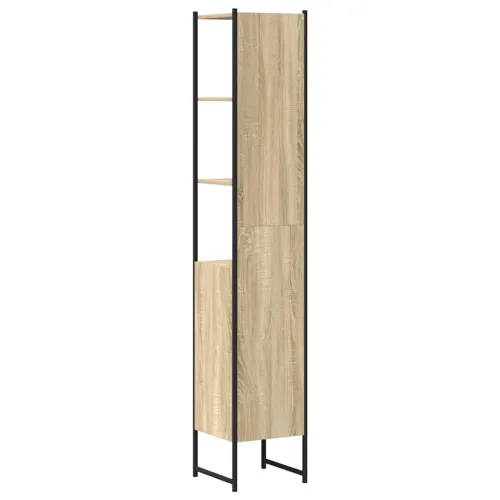 Kupaonski ormar Sonoma 33 x 33 x 185,5 cm Konstruirano drvo - sonoma hrast Cijena