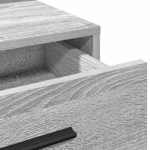 Toaletni stol Siva Sonoma 79 x 41 x 135 cm Konstruirano drvo - 79 x 41 x 135 cm Sivi hrast sonoma Cijena