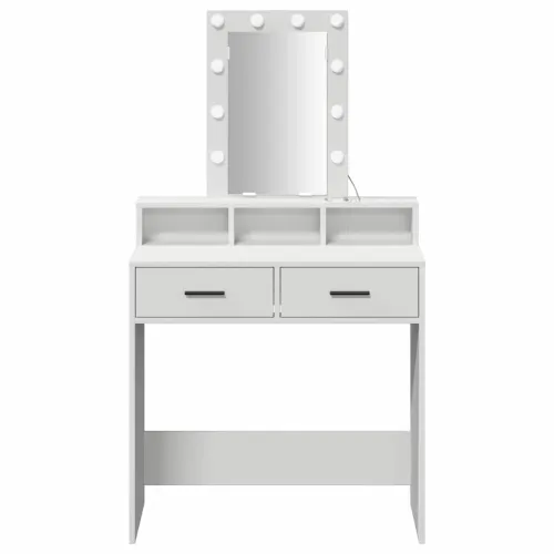 Toaletni stol Bijelo 79 x 41 x 140 cm Konstruirano drvo - 79 x 41 x 140 cm Bijelo Cijena