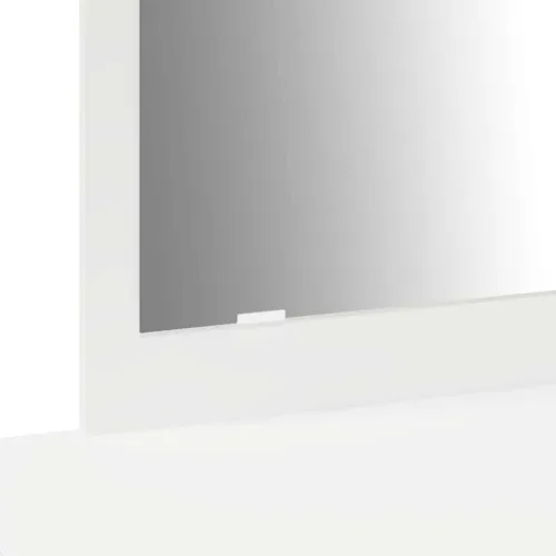 Toaletni stol Bijelo 100 x 40 x 70 cm Konstruirano drvo - 100 x 40 x 70 cm Bijeli bez LED svjetala Cijena