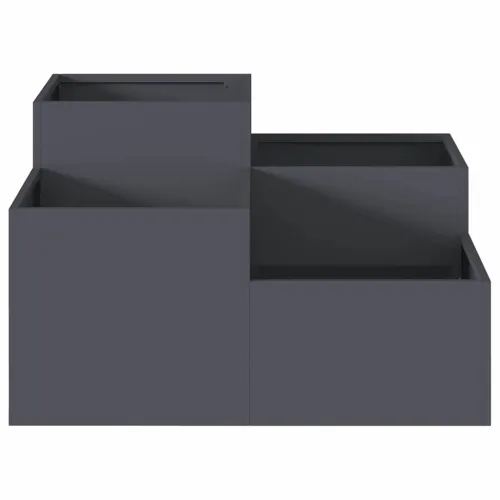 Vrtna saksija Antracit 80 x 80 x 48 cm Čelik - Antracit 80 x 80 x 48 cm Cijena