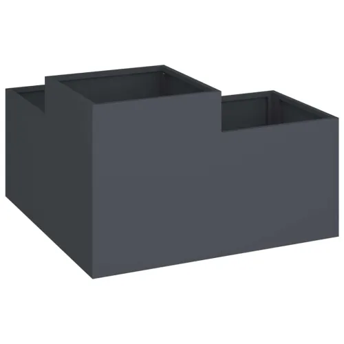 Vrtna saksija Antracit 80 x 80 x 48 cm Čelik - Antracit 80 x 80 x 48 cm Cijena