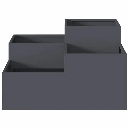 Vrtna saksija Antracit 80 x 80 x 48 cm Čelik - Antracit 80 x 80 x 48 cm Cijena