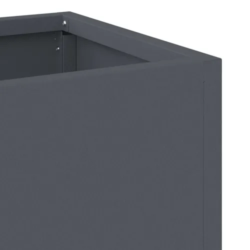 Povišeni Vrtni Planter Antracit 100 x 26 x 82 cm Čelik - Antracit 100 x 26 x 82 cm Cijena