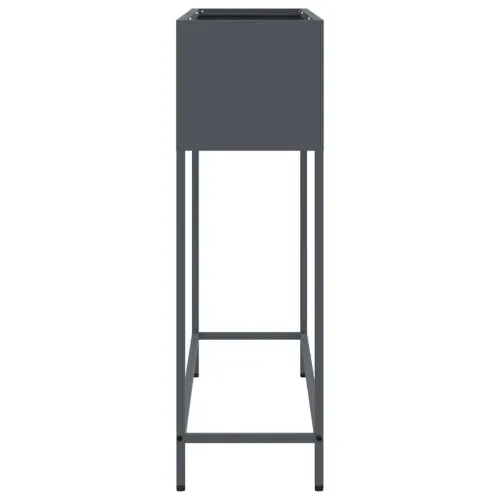 Povišeni Vrtni Planter Antracit 100 x 26 x 82 cm Čelik - Antracit 100 x 26 x 82 cm Cijena