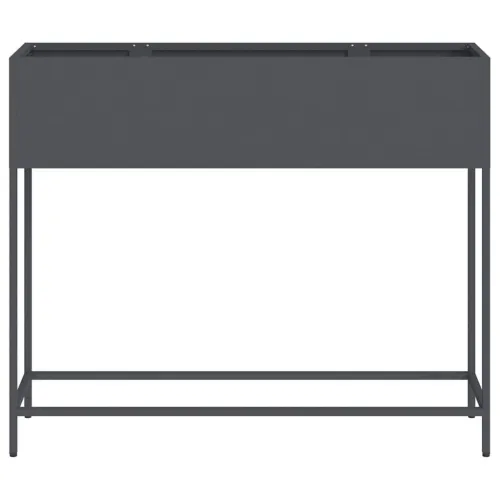 Povišeni Vrtni Planter Antracit 100 x 26 x 82 cm Čelik - Antracit 100 x 26 x 82 cm Cijena