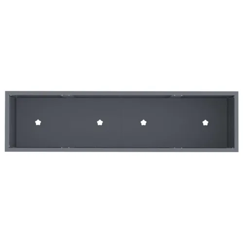Povišeni Vrtni Planter Antracit 100 x 26 x 82 cm Čelik - Antracit 100 x 26 x 82 cm Cijena
