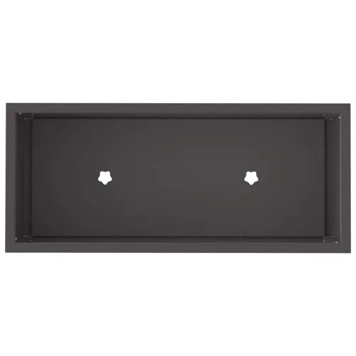 Povišeni Vrtni Planter Crna 60 x 26 x 45 cm Čelik - Crna 60 x 26 x 45 cm Cijena