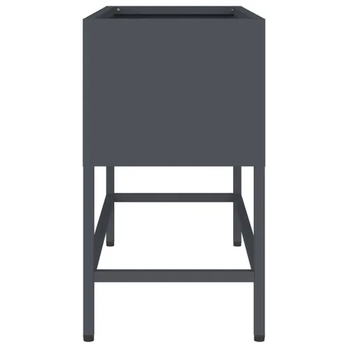 Povišeni Vrtni Planter Antracit 60 x 26 x 45 cm Čelik - Antracit 60 x 26 x 45 cm Cijena