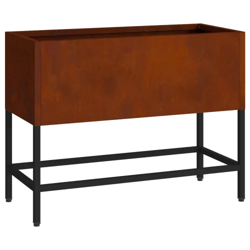 Povišeni Vrtni Planter Rđa 60 x 26 x 45 cm - Otporni čelik 60 x 26 x 45 cm Cijena