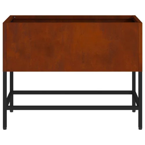Povišeni Vrtni Planter Rđa 60 x 26 x 45 cm - Otporni čelik 60 x 26 x 45 cm Cijena