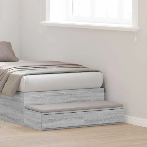 Ladice za krevet Siva Sonoma 75 x 36,5 x 16,5 cm - Sivi hrast sonoma 75 x 36,5 x 16,5 cm Cijena