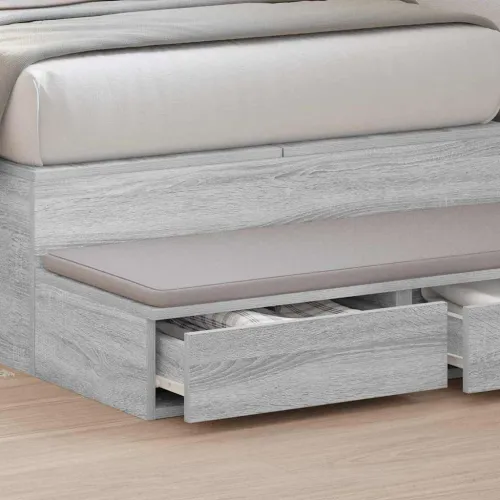 Ladice za krevet Siva Sonoma 75 x 36,5 x 16,5 cm - Sivi hrast sonoma 75 x 36,5 x 16,5 cm Cijena