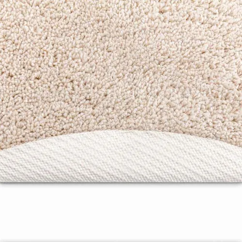 Protuklizni Shaggy Tepih Krem 160 x 160 cm PP - Krem Ø 160 cm Cijena