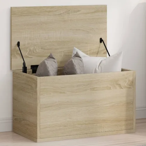 Kutija za pohranu boja hrasta 60x35x35 cm od konstruiranog drva - Sonoma hrast 60 x 35 x 35 cm Cijena