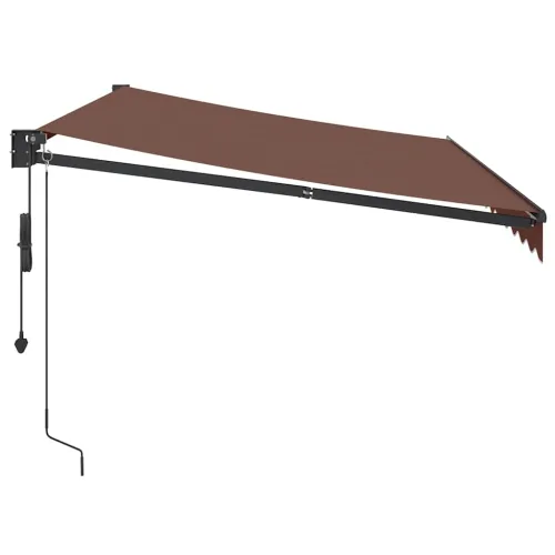 Tenda na automatsko uvlačenje smeđa 350 x 250 cm - Smeđa 3,5 x 2,5 m s antracitnim okvirom Cijena