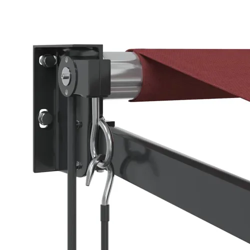 Tenda na automatsko uvlačenje bordo 350x250 cm - Tamno crvena 3,5 x 2,5 m s antracitnim okvirom Cijena