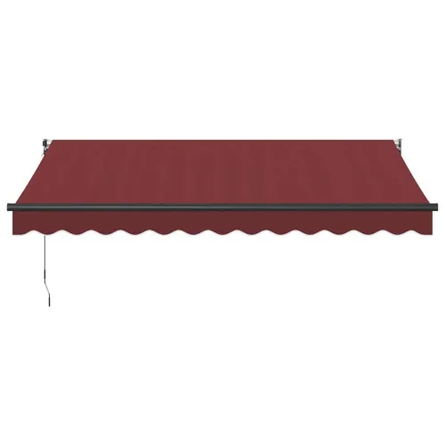 Tenda na automatsko uvlačenje bordo 350x250 cm - Tamno crvena 3,5 x 2,5 m s antracitnim okvirom Cijena