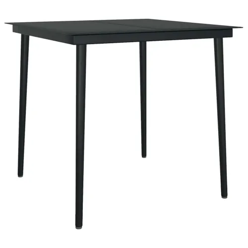Vrtna garnitura - 3-dijelni vrtni blagovaonski set s jastucima poliratan i staklo - Smeđa 80 x 80 x 74 cm 2 Smeđa Cijena