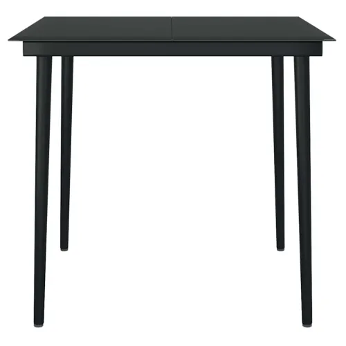 Vrtna garnitura - 3-dijelni vrtni blagovaonski set s jastucima poliratan i staklo - Smeđa 80 x 80 x 74 cm 2 Smeđa Cijena