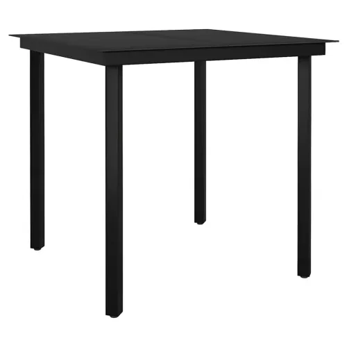 Vrtna garnitura - 3-dijelni vrtni blagovaonski set s jastucima poliratan i staklo - Smeđa i krem ​​bijela 80 x 80 x 74 cm 2 Smeđ Cijena