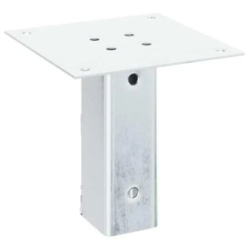 Postolja za stupove kvadratna 4 kom 46x46 mm pocinčani čelik - Srebrno 46 x 46 mm 4 Srebrno Cijena
