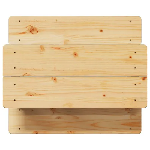 Dječji stol s klupama IRUN bijeli 90x79,5x50cm puno drvo - Bijela 1 Bijela Cijena