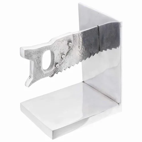 Držači za knjige 2 kom. Srebrno 11 x 14 x 17,5 cm Aluminij - Pila 11 x 14 x 17,5 cm Cijena