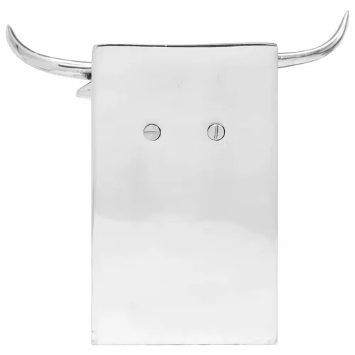 Držači za knjige 2 kom. Srebrno 17 x 15 x 27 cm Aluminij - Bik 15 x 17 x 27 cm Cijena